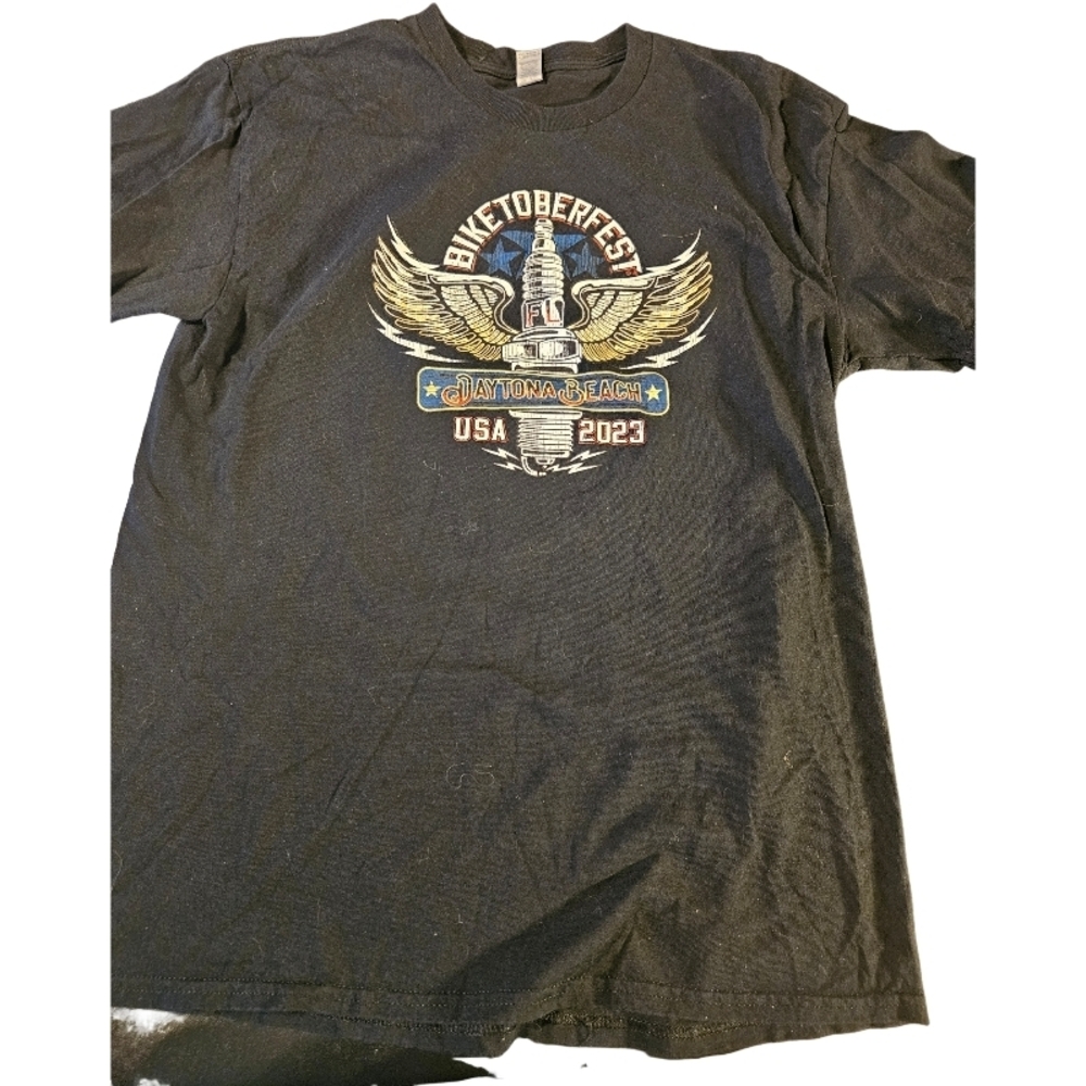 Men's Biketoberfest 31st Annual short sleeve t-shirt from 2023 Large